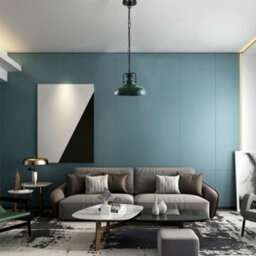 Led Modern Pendant Lamp With Green Metal Shade, 36Cm Diameter, E27 Base, Adjustable Chain - thumbnail 3