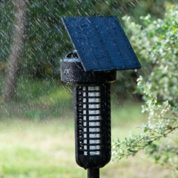 Rainproof Solar Insect Zapper Lamp With Usb Charging & Ground Stake H20.5Cm Lamp, 62Cm Pole - thumbnail 2