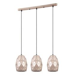 Luminosa Lighting Luminosa Modern Hanging Pendant Golden Champagne 3 Light , E27 - thumbnail 2