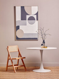 Orsina Laila Small Dining Table With White Top - thumbnail 6