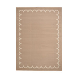 Melrose Colorama Frill Border Natural Indoor Medium Area Rug 120X170Cm - thumbnail 4