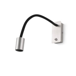 Luminosa Lighting Luminosa Leser Led Indoor Wall Light Reading Lamp Satin Nickel