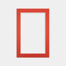 Ak Frames 12X8 Poppy Red Picture Mounts To Fit 10X6 Aperture Size - Mount Board Only (No Frame Included) - thumbnail 1