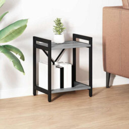 Berkfield Bookcase Grey Sonoma 40 X 30 X 48.5 Cm Engineered Wood