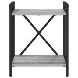 Berkfield Bookcase Grey Sonoma 40 X 30 X 48.5 Cm Engineered Wood - thumbnail 5