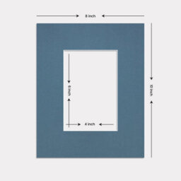 Ak Frames 10X8 Pompadour Picture Mounts To Fit 6X4 Aperture Size - Mount Board Only (No Frame Included) - thumbnail 3