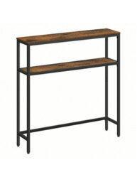 LEDREM Console Table, 2-Tier Sofa Table, 20 X 80 X 80 Cm, Narrow Entryway Table, For Living Room, Bedroom - thumbnail 6
