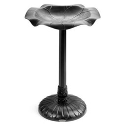 Christow Lily Leaf Resin Garden Bird Bath