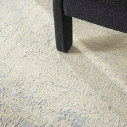 Ivory Silver Blue Handmade Luxurious Modern,abstract Rug For Bedroom & Living Room-61Cm X 91Cm - thumbnail 3