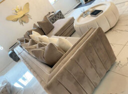 Stratus Interiors Regency Contrast Border Soft Velvet Sofa In Corner,3 Seat, 2 Seat - L Shape Corner - thumbnail 5