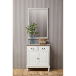 Orsina 2 Drawer Ivory Sideboard Cabinet, Pine Wood Storage Side Board For Kitchen, Dinning Room, Hallway, & Office - thumbnail 7