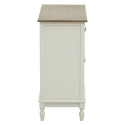 Orsina 2 Drawer Ivory Sideboard Cabinet, Pine Wood Storage Side Board For Kitchen, Dinning Room, Hallway, & Office - thumbnail 5