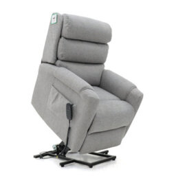 Furnishings For Less UK Burton Rise And Recline Armchair Electric Dual Motor Grey - thumbnail 1
