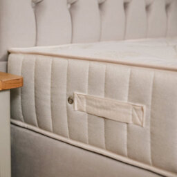 Divan Base Direct Opal Deluxe Orthopaedic Sprung Divan Bed Set 5Ft King 4 Drawers  Continental - Plush Light Silver - thumbnail 2