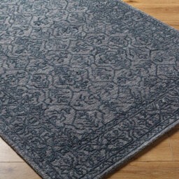 Livabliss Sicily-Hand Tufted Charcoal Blue Wool Traditional Vintage Boho Living Dining Bedroom Rug 152 X 229 Cm Easy Care, Non Shedding - thumbnail 6