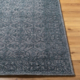 Livabliss Sicily-Hand Tufted Charcoal Blue Wool Traditional Vintage Boho Living Dining Bedroom Rug 152 X 229 Cm Easy Care, Non Shedding - thumbnail 5