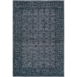 Livabliss Sicily-Hand Tufted Charcoal Blue Wool Traditional Vintage Boho Living Dining Bedroom Rug 152 X 229 Cm Easy Care, Non Shedding - thumbnail 2