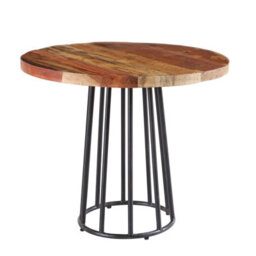 Buttercup Farm Coastal Round Dining Table - Wood - L90 X W90 X H78 Cm