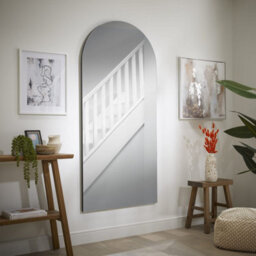 The Online Mirror Shop Leaner Mirror Simplistic Arched Shape With Black Outline Venetian H 170Cmxw 80Cmxd 5Cm For Hanging In Bedroom - thumbnail 2