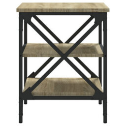 Berkfield Side Tables 2 Pcs Sonoma Oak 40X42X50 Cm Engineered Wood - thumbnail 7
