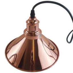 3 Light Bar Indoor Ceiling Industrial Pendant Fitting 100Cm Adjustable Loft Cord Cable 21Cm Retro Metal Cone Lightshade - thumbnail 2