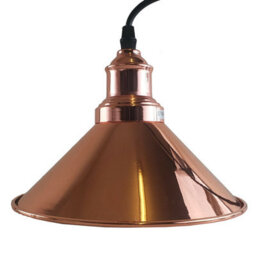 3 Light Bar Indoor Ceiling Industrial Pendant Fitting 100Cm Adjustable Loft Cord Cable 21Cm Retro Metal Cone Lightshade - thumbnail 3