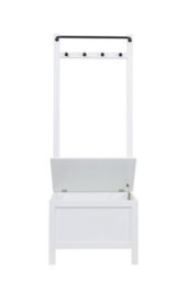 Nöa & Nani Noa & Nani Hallway Bench Shoe Storage And Coat Hook In Classic White Karlstad - thumbnail 4