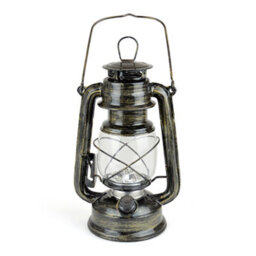 "Homelife ""ottawa"" Led Storm Lamp Antique Brass" - thumbnail 1
