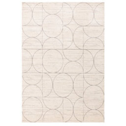 The Rug Edit Oslo Os02 Ellipse Grey Area Rug - 200X275Cm - thumbnail 3
