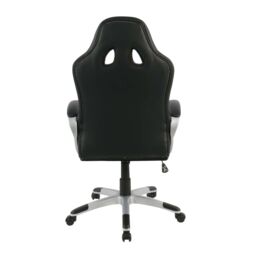 Thunya Black Faux Leather Effect Gaming Chair (H)1280mm (W)660mm (D)670mm - thumbnail 5