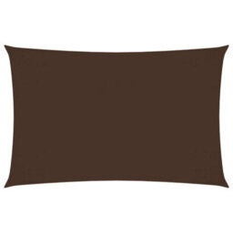 Berkfield Sunshade Sail Oxford Fabric Rectangular 5X8 M Brown