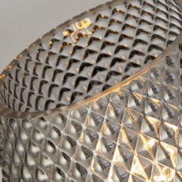 Pagazzi Lighting Pagazzi Eryka Grey & Smoked Glass Table Lamp - thumbnail 3