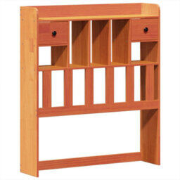 Berkfield Bed Frame Without Mattress Wax Brown 75X190 Cm Small Single Solid Wood Pine - thumbnail 6