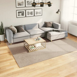 Walplus Rug Huarte Short Pile Soft And Washable Sand 200X280 Cm - thumbnail 1