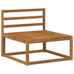 Walplus Outdoor Sofa Set 3 Pcs Natural Solid Acacia Wood - thumbnail 3