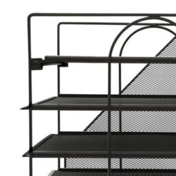 Tray Organizer Metal Mesh Tabletop File Sorter File Storage Rack - thumbnail 6