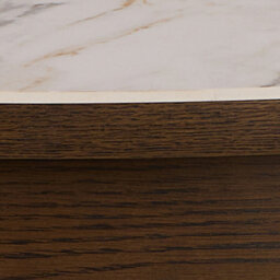 Furniture To Go Southampton Round Extendable Dining Table In Cream Ceramic 120X75Cm - thumbnail 4