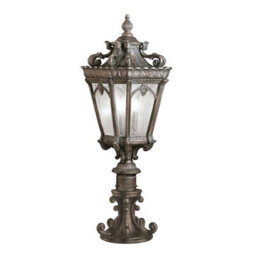 Stylish Outdoor Ip44 2-Bulb Led Pedestal Light - Londonderry Design
