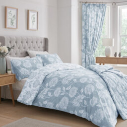 Dreams & Drapes Chrysanthemum Easy Care Duvet Cover Set - thumbnail 5