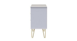 Dallas 3 Drawer Tv Unit In White Matt (Ready Assembled) - thumbnail 2