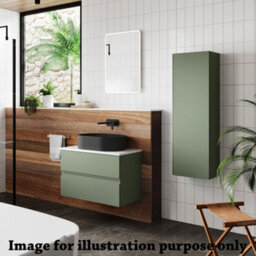 Hudson Reed Urban Satin Grey Wall Hung 2 Drawer Vanity Unit And Basin With Silent Close, 540 X 510 X 390 - thumbnail 4