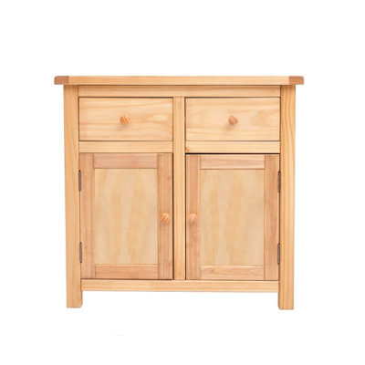 Cabinet Bits Lugo Waxed 2 Drawer 2 Door Sideboard Wood Knob - image 1