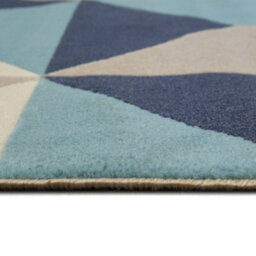 Melrose Creation Teal Tile Geometric Design Large Indoor Area Rug 160/230Cm - thumbnail 4