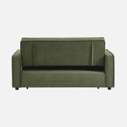 Sweeek - 3-Seater Corduroy Sofa Bed Chill Khaki Green 172.5X91.5X88.5 Cm - thumbnail 7