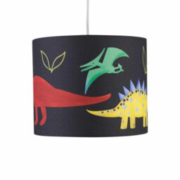 Set Of 2 Modern Dinosaur Children's Boys Bedroom Ceiling Light Shade Pendants - thumbnail 3