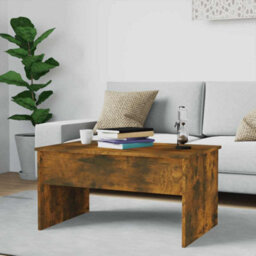 Berkfield Modern Coffee Table Smoked Oak 80X50.5X41.5 Cm Engineered Wood - thumbnail 8