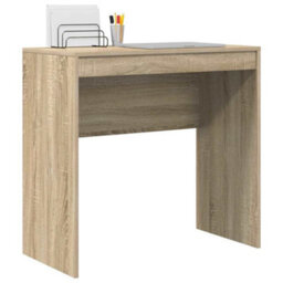 Berkfield Writing Desk Sonoma Oak Particle Board 80 X 40 X 76 Cm Durable - thumbnail 3