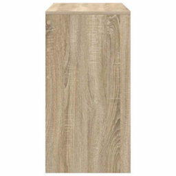 Berkfield Writing Desk Sonoma Oak Particle Board 80 X 40 X 76 Cm Durable - thumbnail 5