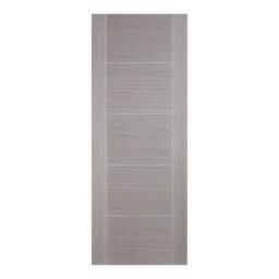 Lpd Vancouver Unglazed Modern Light Grey Internal Chipboard Fire Door, (H)2040mm (W)826mm (T)44mm - thumbnail 2