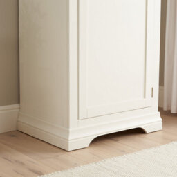 The Furniture Market Wilmslow White Painted 1 Door Single Wardrobe - thumbnail 8
